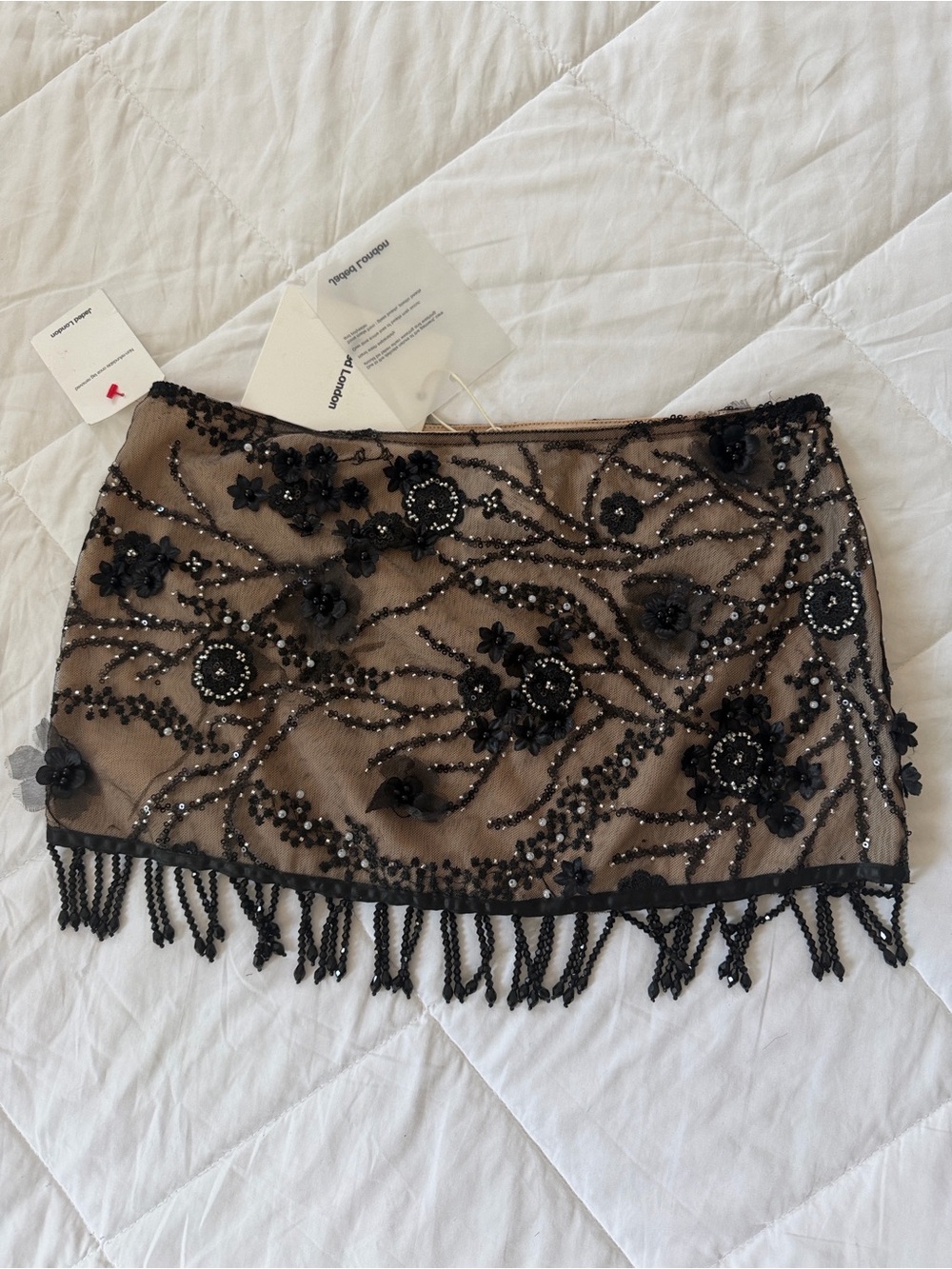 Jaded London Ellora Embellished Mini Skirt
